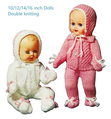 Baby doll pram set knitting - baby,