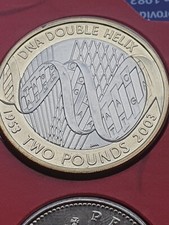 2003 BUNC £2 DNA Double Helix