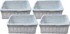 Arpan White Wicker Gift Hamper