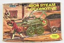 1966 AIRFIX MODEL KIT WITH MOTOR BAGGED  1:32 1804 STEAM LOCOMOTIVE MOTORIZED!