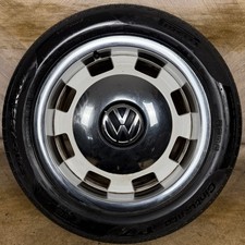 1X 17'' GENUINE VW BEETLE MK3 HERITAGE WHITE ALLOY WHEEL PIRELLI TYRE 5C0601025G