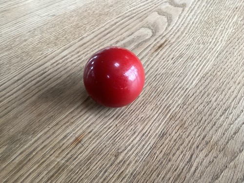 Red snooker ball or - red,