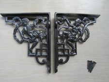 PAIR OF Cast Iron Shelf