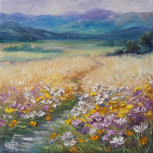 Golden alpine meadows - golden,
