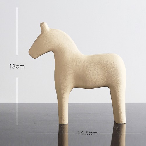 Hand painted wooden horse - wooden,