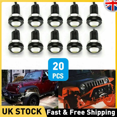 20pcs xenon white - xenon, 18mm