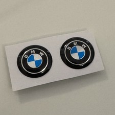 2 x BMW Key Fob Emblem Badge