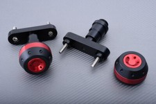 Red Pair of Frame Sliders /