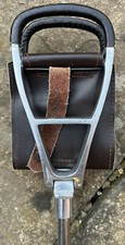 LEATHER SHOOTING STICK Folding SEAT Walking Stool chair