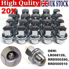20Pcs STAINLESS Alloy Wheel Nuts - Range Rover Sport L322 L405 L494 Land M14x1.5