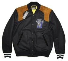 DIESEL W-KISLOV JACKET SIZE M LEATHER SHOULDER 100% AUTHENTIC