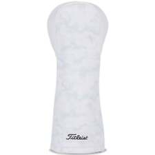 Titleist 3 Panel Leather Hybrid Headcover Golf Rescue Club Protective Cover