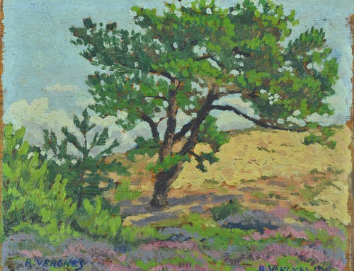 Antique oil painting signed - oil,