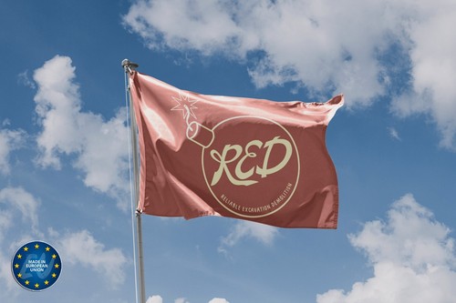 Team fortress red - fortress, flag