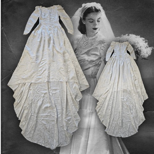 Vintage 1930s 1940s jacquard - 1930s,
