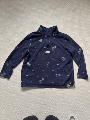 Joules pip print navy - joules, zip