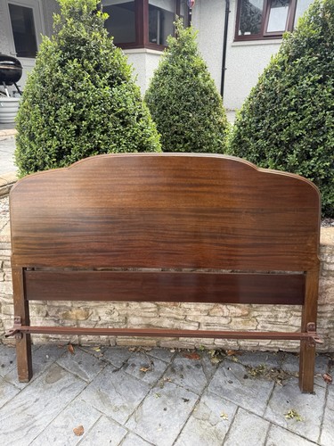 Solid mahogany king size bed - king,
