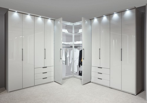 Wardrobe fitted free corner - wardrobe,