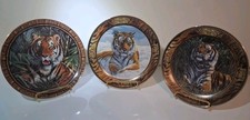 Franklin Mint Tiger Plates -