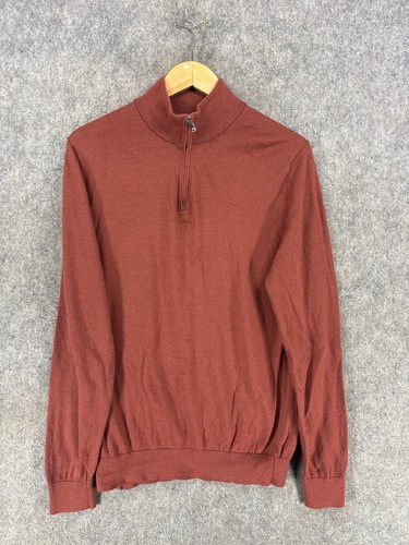 Reiss jumper mens rust 100 - mens, l