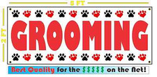 GROOMING Banner Sign NEW