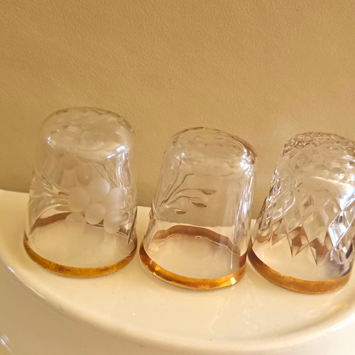 Set glass crystal cut - set, of