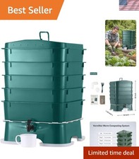 The  Plus 5-Tray Dark Green