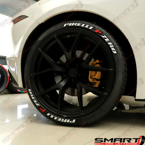 Tire car letter - letter, stickers