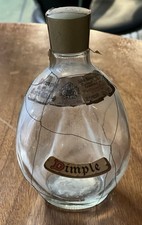 VINTAGE COLLECTABLE EMPTY DIMPLE BOTTLE