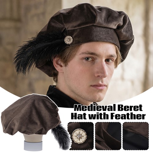 Medieval unisex beret hat - medieval,
