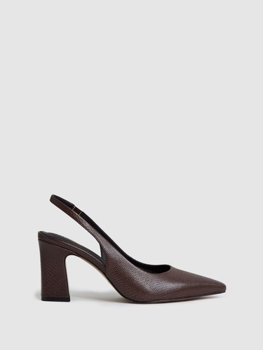 Reiss womens brown - reiss, leather