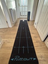 PuttOUT Pro Golf Putting Mat – 367cm x 67cm – With Carry Bag – Hardly Used