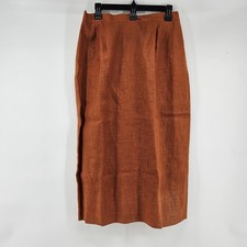 Ann Gerlin Linen Midi Skirt