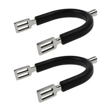 Western Cowboy Spur with Copper Rowel Rubber Covered Horse Boot Spur Decoration