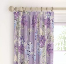 LAURA ASHLEY Cosmo Sweet Pea Ready Made Curtains W64 x L72" / 162 x 183cm NEW