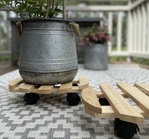 Plant pot mover trolley - pot, heavy