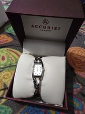 Womens Silver Accurist  Watch LB1436P Boxed 
