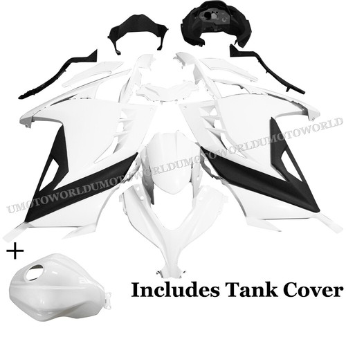 Unpainted fairing kit tank - fairing, w/tank