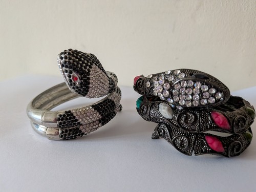 Beautiful snake bangles - snake,