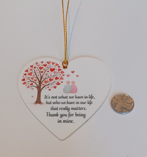 Heart hanging acrylic - heart,