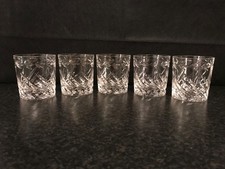 Set of 5 Vintage Crystal