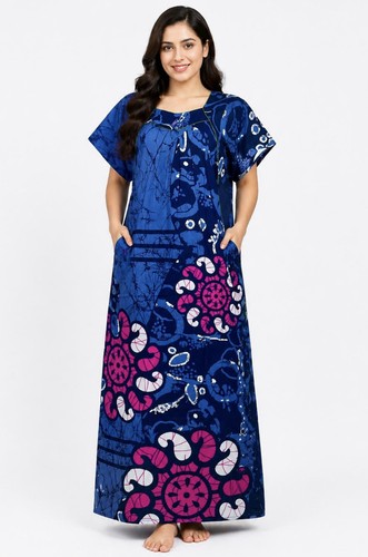 Indian night dress cotton - night,