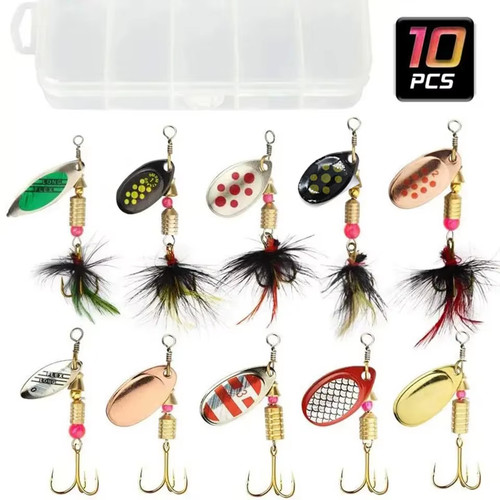 Metal spoon spinner lure 8g - spoon,