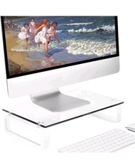 Monitor Stand Riser Hemudu Clear Computer  Multi Media Desktop Stand 