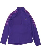 ADIDAS Womens Zip Neck
