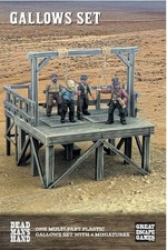 GALLOWS SET - DEAD MANS HAND - GREAT ESCAPE GAMES - 28MM - COWBOY MODELS DMHP107