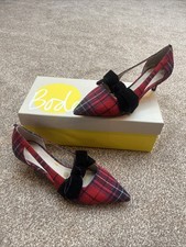 BODEN ROBYN KITTEN HEELS - RED