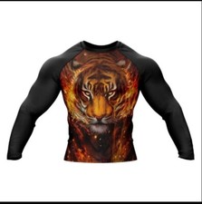 LION RASHGUARD GK BJJ MMA