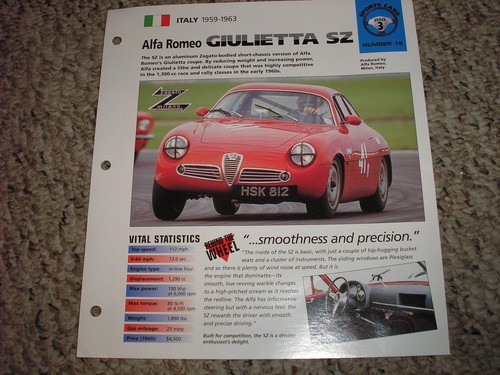 Italy 1959 1963 alfa - italy, romeo