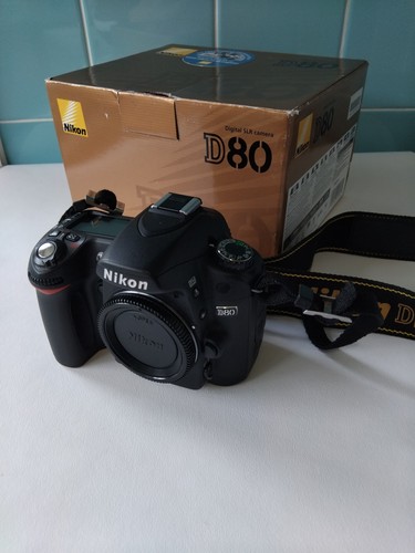 Nikon d80 camera body boxed - camera,